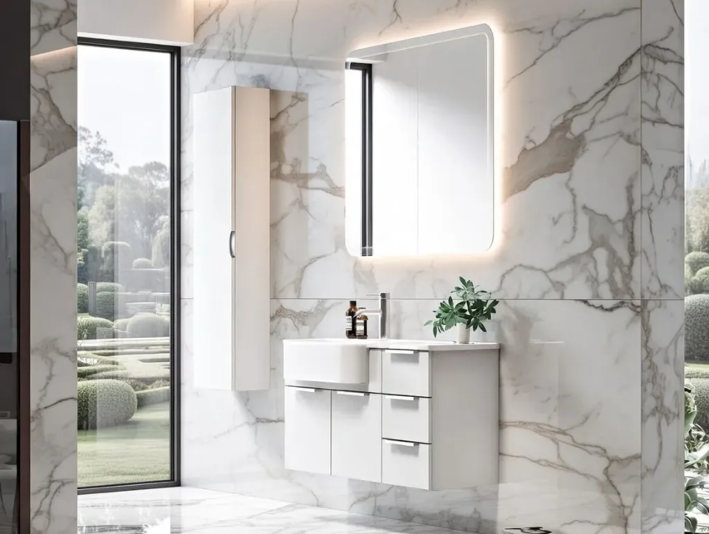 [55207] Baze mob.Milos/Florida 70cm bianco B.Haus