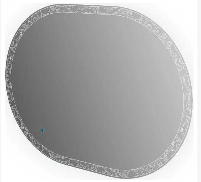 Pasqyre led ovale 100x75 floreale B.Haus