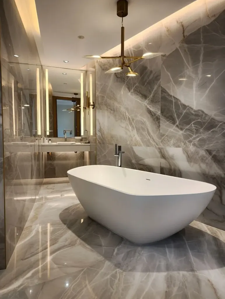 Vaske freestanding solid Diagonal 170x80