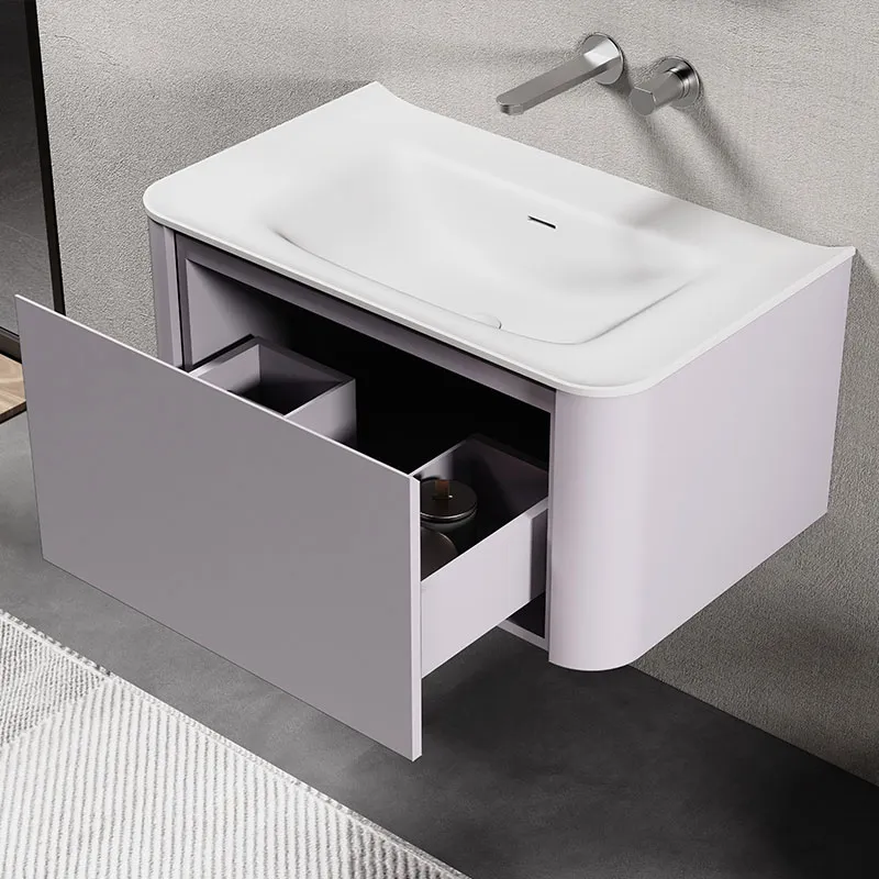 [BC4081-80BG] Mobilje Tualeti Bezhë + Lavaman PU038 80x50