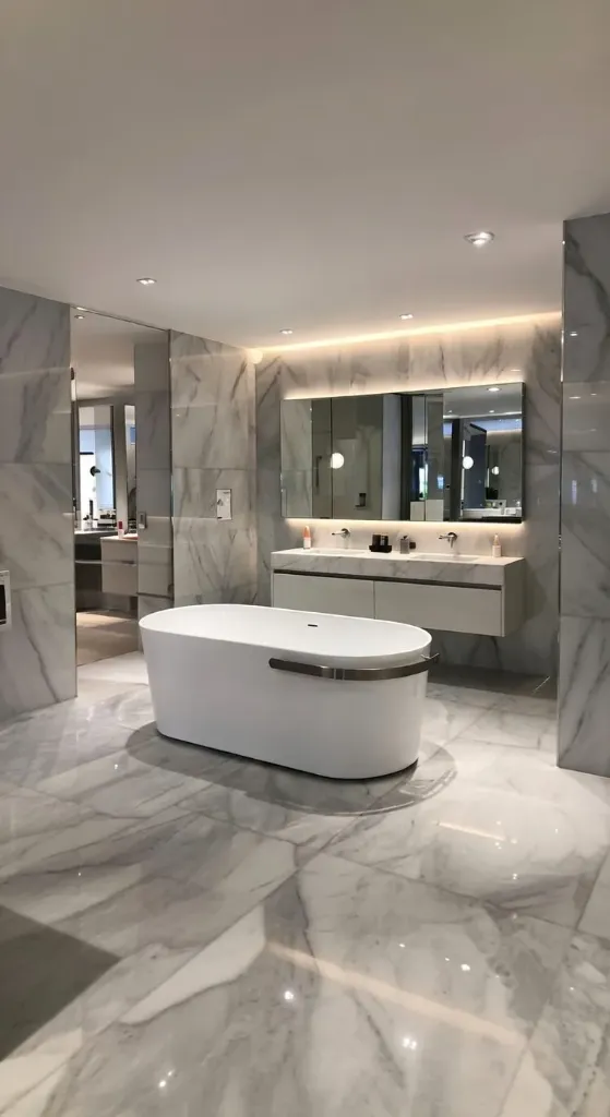 VVaskë Freestanding 170x75x60 cm me Sistem Bubble Massage + Mbështetëse Inox