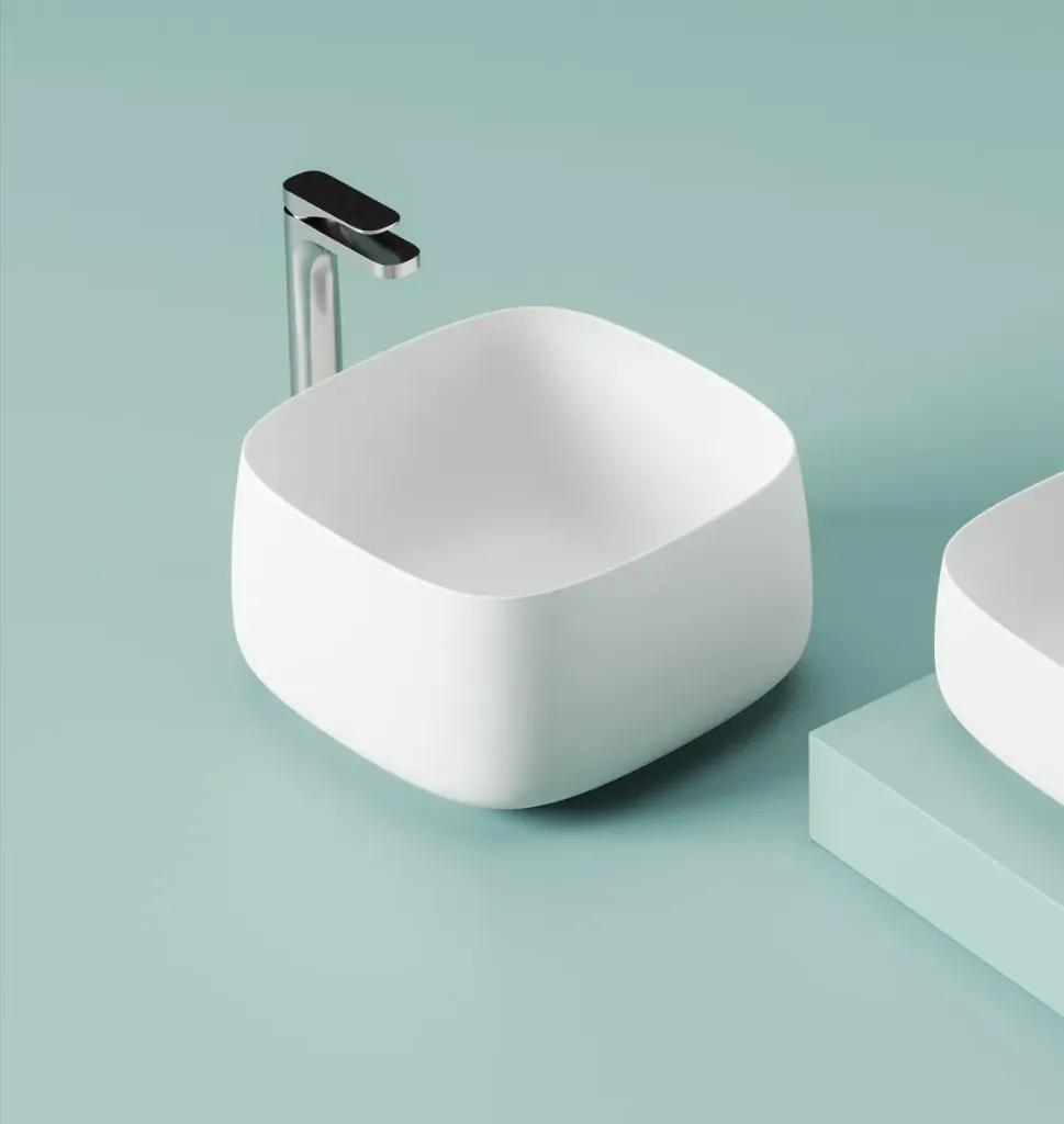 [COL006.01;00] Artceram Lavaman Cognac Quadro 43 (E bardhe)