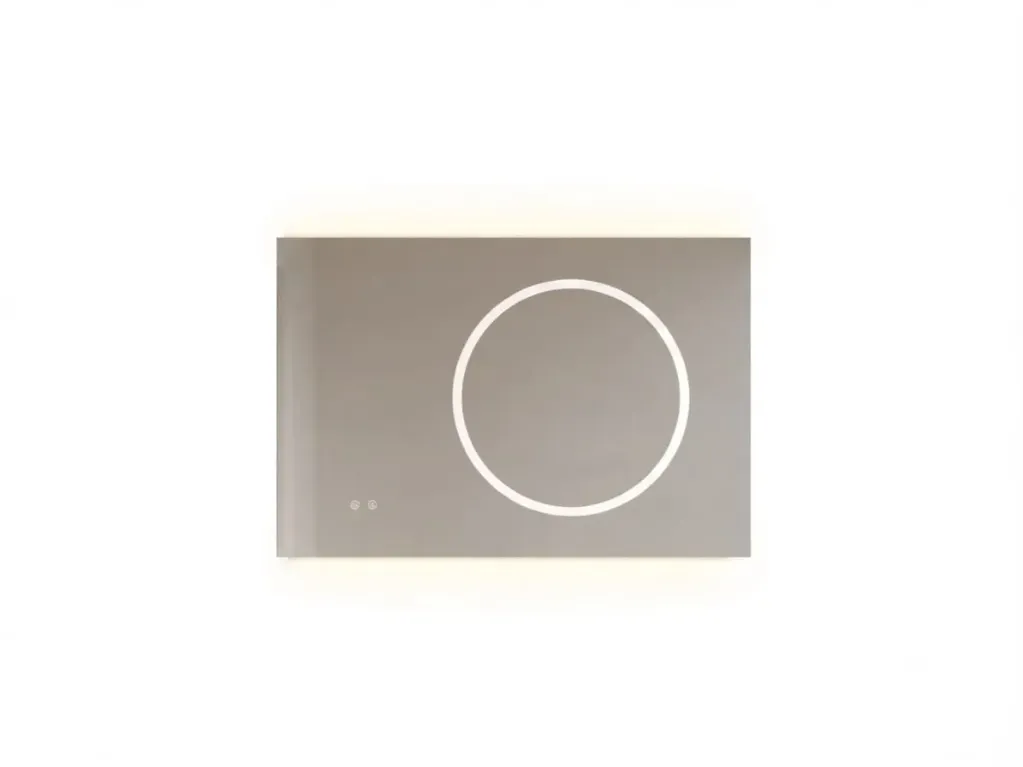 [KL910793A100] Pasqyre Nero Mat Led Touch Antifog (100x70 cm)