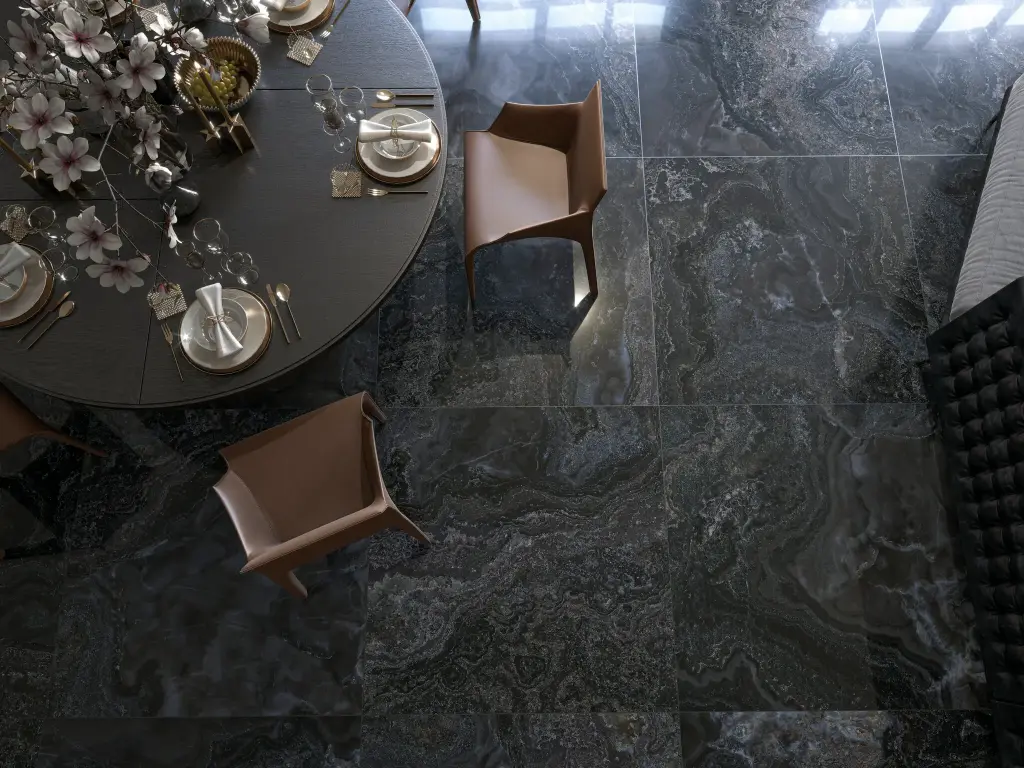 Pllake Jewel Pulido 60x120 (Black)