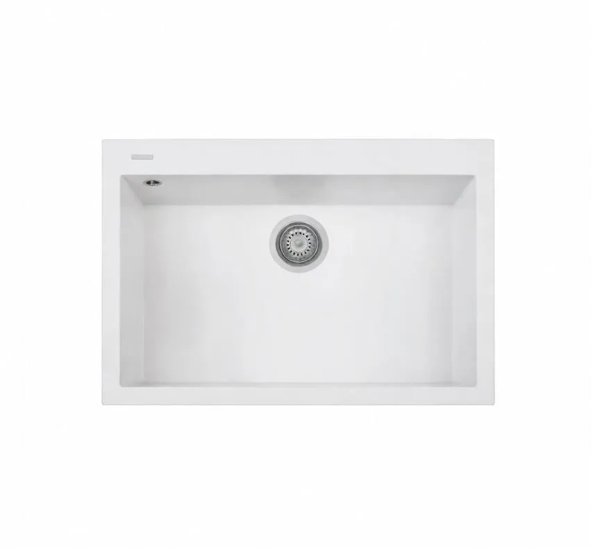 Lavapjate 1 grop Bianco 76x50